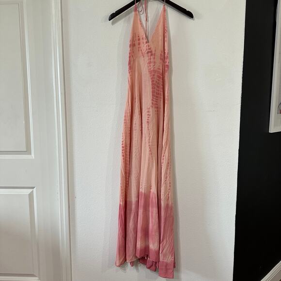 Peach / Light Pink Maxi Sundress - Picture 1 of 10